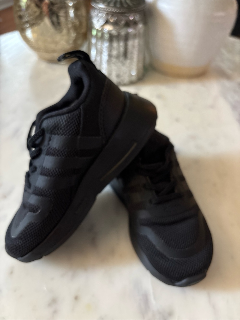 adidas Kids Black Athletic Sneakers